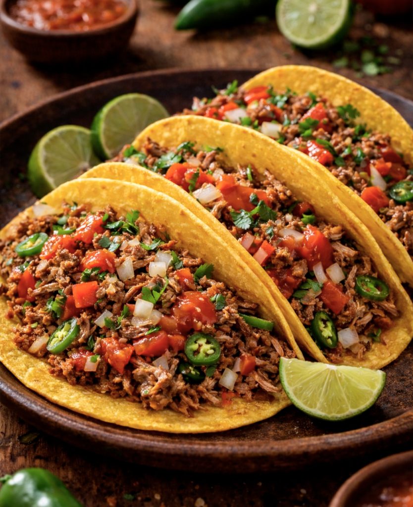 Tacos machaca